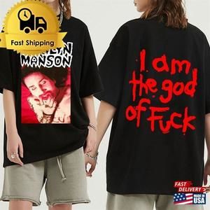 Marilyn Manson Horror Retro 2023andise Tour Memorabilia Shirt 2 Sided